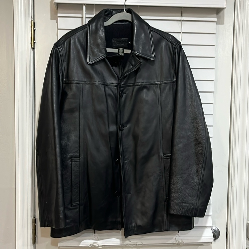 Vintage J Crew Leather Jacket